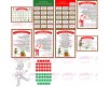 Kit dell’Elfo di Natale per bambini personalizzato spilletta con nome lettere di Babbo Natale certificato di adozione Calendario adesivi pupazzo spilletta porticina