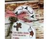 Chiave magica per Babbo Natale con appendino per porta personalizzato per bambino o bambina con nastrino decorazione natalizia vigilia di Natale letterina