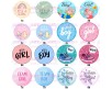 Set 10 spillette pin badge maschio o femmina personalizzati per gender reveal baby shower grafica a scelta team boy team girl maschietto o femminuccia