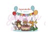 Set 10 spillette pin badge personalizzati per Compleanno bambini con disegno e frase augurale per bomboniera segnaposto regalo fine festa