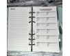 Agenda planner personalizzata 2025 con buste portasoldi e planner mensile, giornaliero, contatti, password, budget mensile, memo compleanni e festività