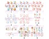 20 adesivi stickers quadrati per compleanno bambini 1-12 anni personalizzati con numero nome per bomboniere segnaposto compleanno party kit feste 