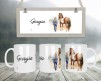 Tazza mug personalizzata con ragazza e cavallo idea regalo per appassionate di equitazione con nome abito e capelli a scelta