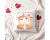 Cuscino per San Valentino con frase idea regalo per fidanzata compagno marito moglie amante solo federa o con imbottitura 40x40 cm