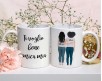 Tazza mug personalizzata per amiche sorelle colleghe testimoni damigelle nomi frase personalizzata regalo amiche per sempre ti voglio bene