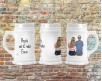 Boccale da birra in ceramica personalizzato con disegno e frase per il papà idea regalo festa del papà ti voglio bene papà