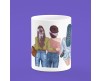 Tazza mug personalizzata per amiche sorelle testimoni capelli abbigliamento carnagione frase personalizzata idea regalo ti voglio bene