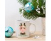 Tazza mug personalizzata con caricatura fumettistica di ragazza e nome idea regalo natale maestra mamma amica sorella