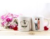 Tazza mug personalizzata per gli innamorati disegno di coppia frase personalizzata idea regalo fidanzata san valentino anniversario ti amo